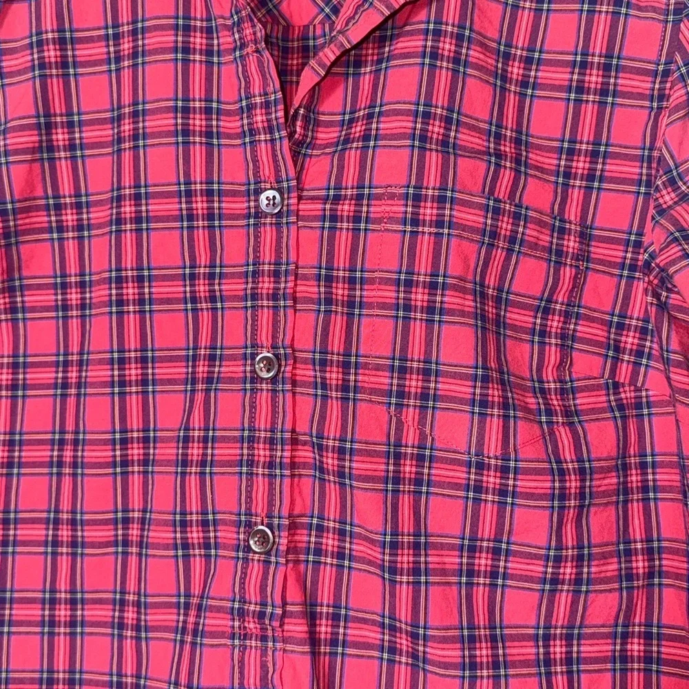 J. Crew Vibrant Plaid Button Down Shirt - Picture 4 of 6